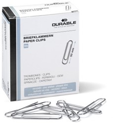 Durable Paperclips Verzinkt 50 mm doos/100