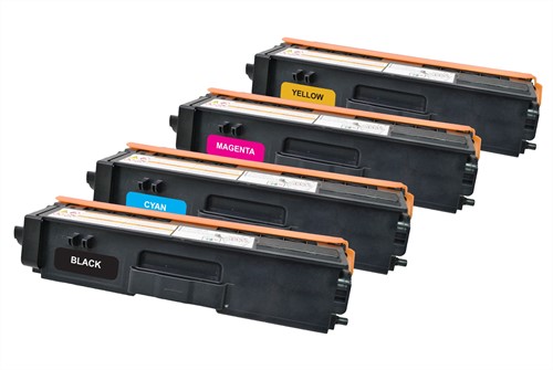 Voordeelset tonercartridge huismerk Brother TN-421, 4-kleuren