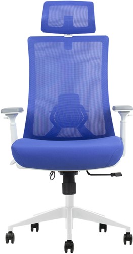 Bureaustoel Kleurrijk - Blauw/ Blauw