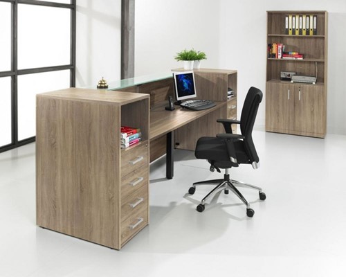 Ontvangstbalie Hudson  288 x 78x 110cm Robson Eiken-2