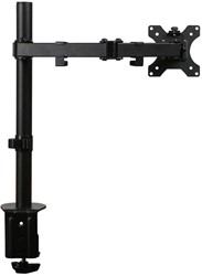 Monitorarm enkel wit met klem