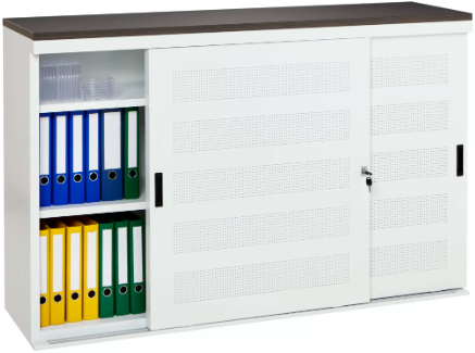 Design schuifdeurkast Meerkantoor 100x160x45cm (leverbaar in zwart en wit) -2