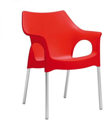 Designstoel 661DS - Rood