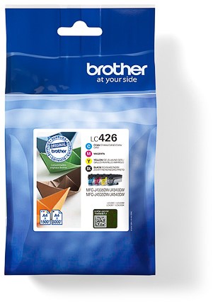 Inktcartridge Brother LC-426VAL zwart 3 kleuren