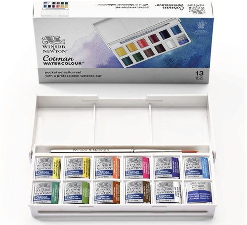 Winsor & Newton aquarel pocketbox Cotman 