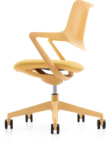 Bureaustoel Lotus - Geel