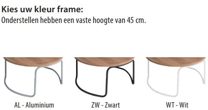 Lounge tafel Meerkantoor Alfa rond 80cm-2