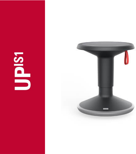 Design kruk Interstuhl UPis1 110U Stand-up stahulp - Wit