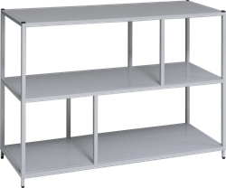Open kast Meerkantoor Flexwall 4 vaks 84cm (h) x 119cm (b) x 43cm (d)