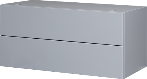 Opbergelement Meerkantoor Flexwall 2 x uittreklade 36cm (h) x 76cm (b) x 40cm (d)-2