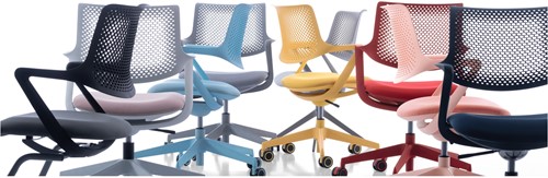 Bureaustoel Lotus - Grijs-2