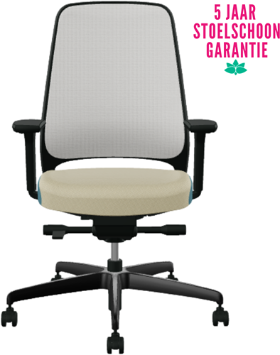 Bureaustoel Rovo R22 - 6040 S4 met Rugbekleding