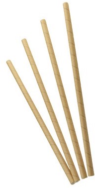 Rietjes ECO karton bruin 6mm x 20cm doos 250 stuks