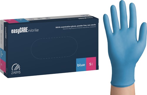 Nitrilhandschoen Meerkantoor S blauw doos/100 stuks