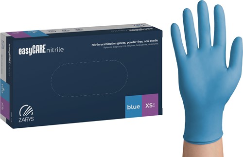 Nitrilhandschoen Meerkantoor XS blauw doos/100 stuks