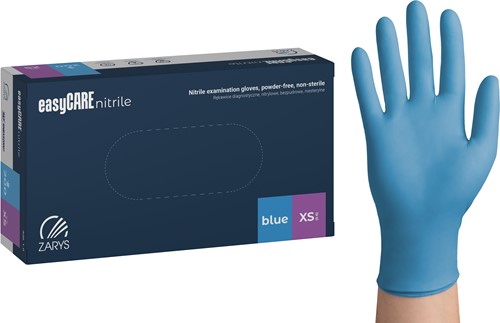 Nitrilhandschoen Meerkantoor XS blauw doos/200 stuks