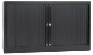 Roldeurkast Meerkantoor 72,5x120x43cm - Licht grijs