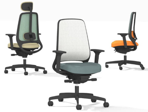 Bureaustoel Rovo R22 - 6040 S4 met Rugbekleding-3