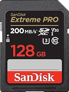 Geheugenkaart SanDisk Extreme PRO SDXC 200MB/s 128 GB 