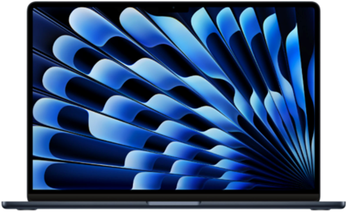 APPLE MacBook Air 15.3 - Middernacht M3 10-Core GPU 8GB 512GB