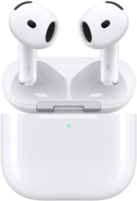 Apple Draadloze oordopjes AirPods 4 Actieve ruisonderdrukking + Oplaadcase Wit
