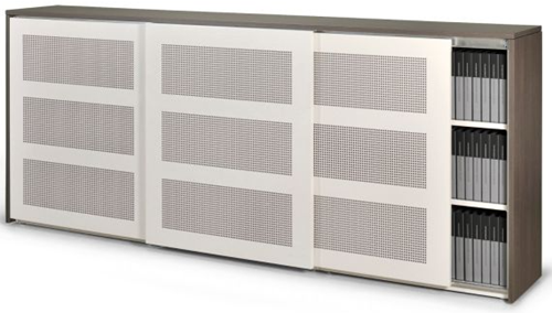 Akoestische schuifdeurkast 83x200cm Slide & Go Wit