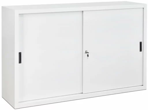 Lage schuifdeurkast Meerkantoor 100x160x45cm (optioneel topblad)