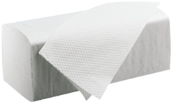 Handdoekpapier Z-vouw, 2-laags, 25x23cm, ds/16*160vel