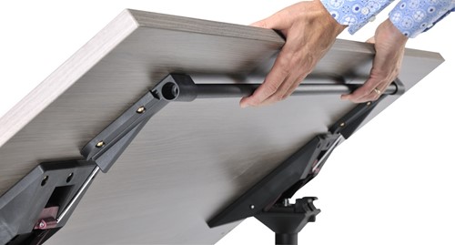Vergadertafel Meerkantoor opklapbaar 180x90cm-3