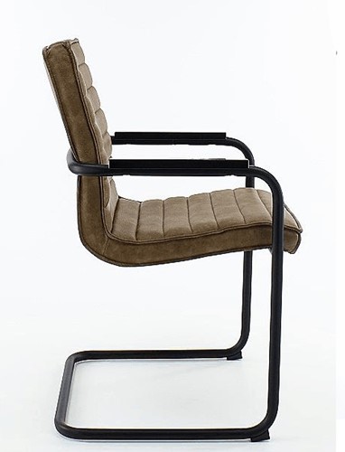 Vergaderstoel Verona, kunstleder cognac -3